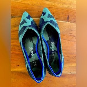 Rothy's The Point Camo Flats